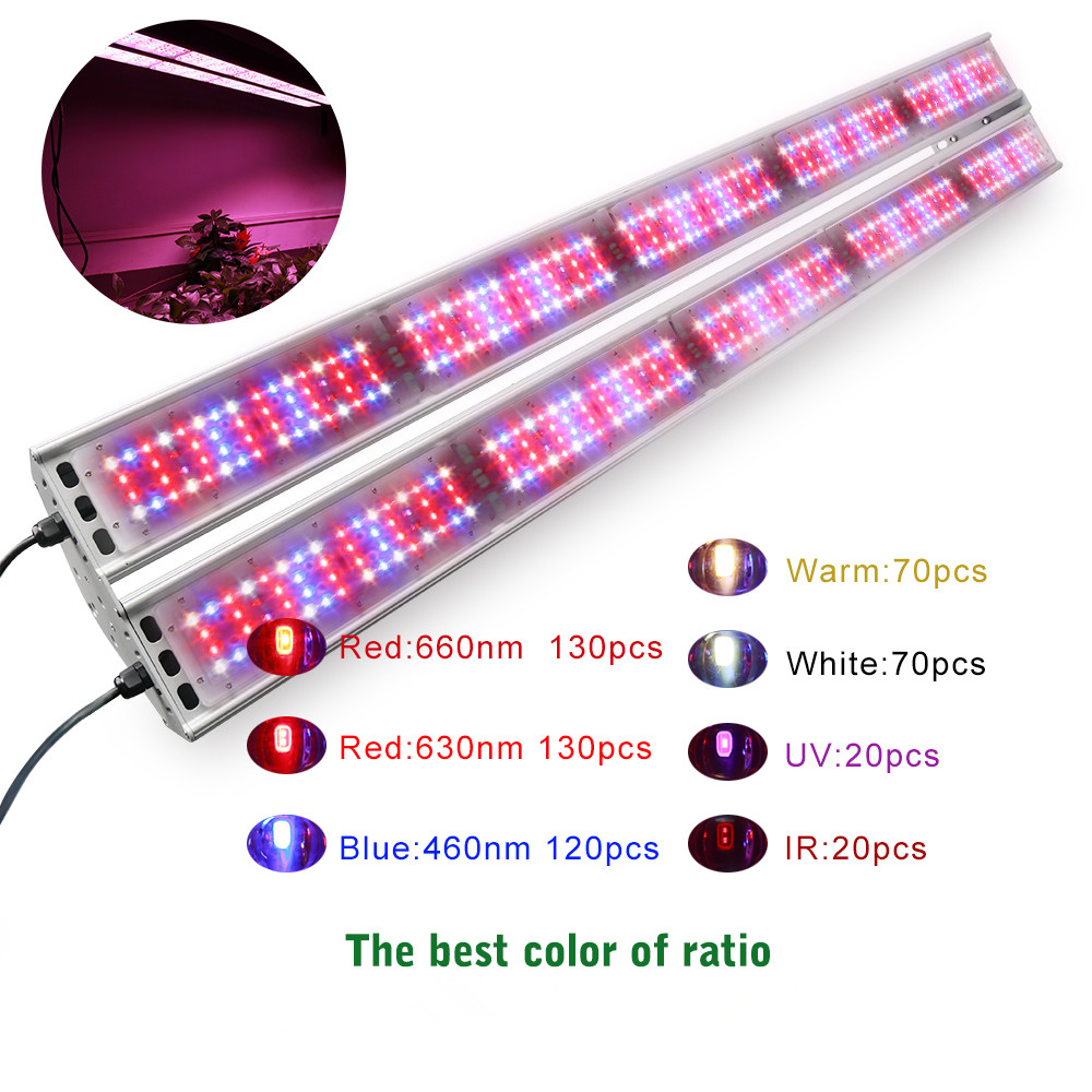 1500w High Power fanless IP65 led grow lights with full spectrum