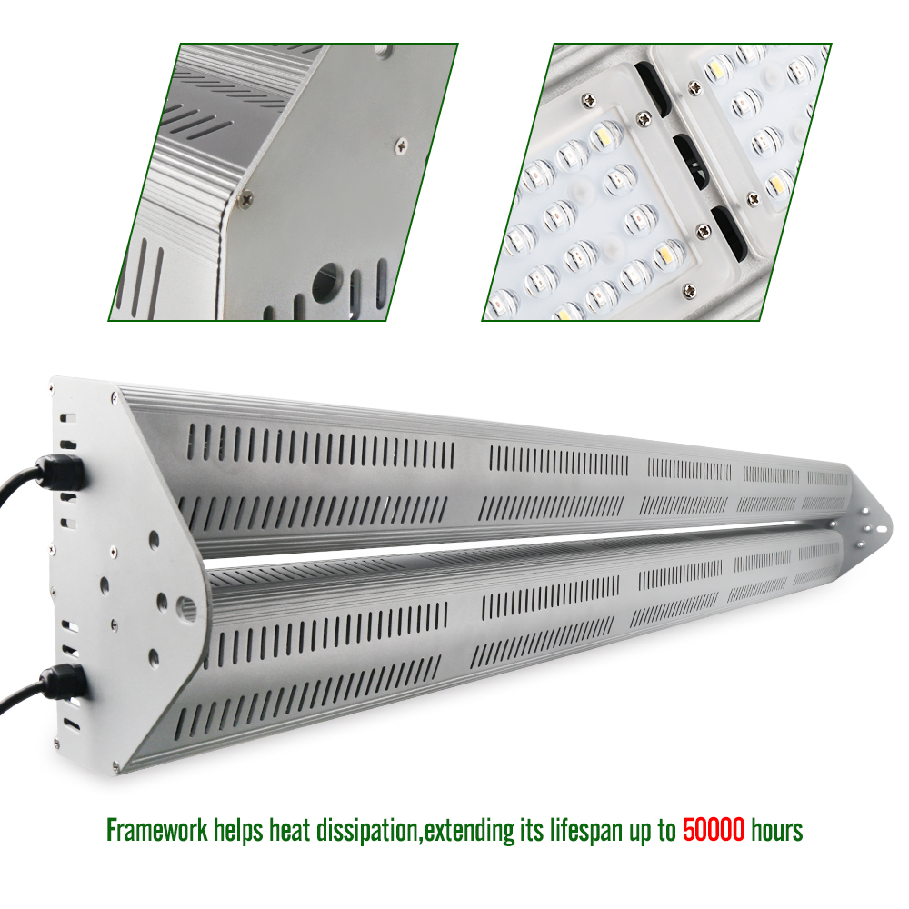 1500w High Power fanless IP65 led grow lights with full spectrum