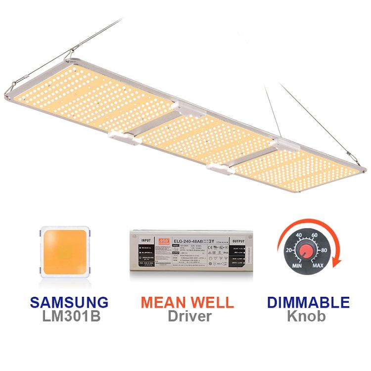 600W  LED Grow Light with LM301B Chips  Full Spectrum Sumsung