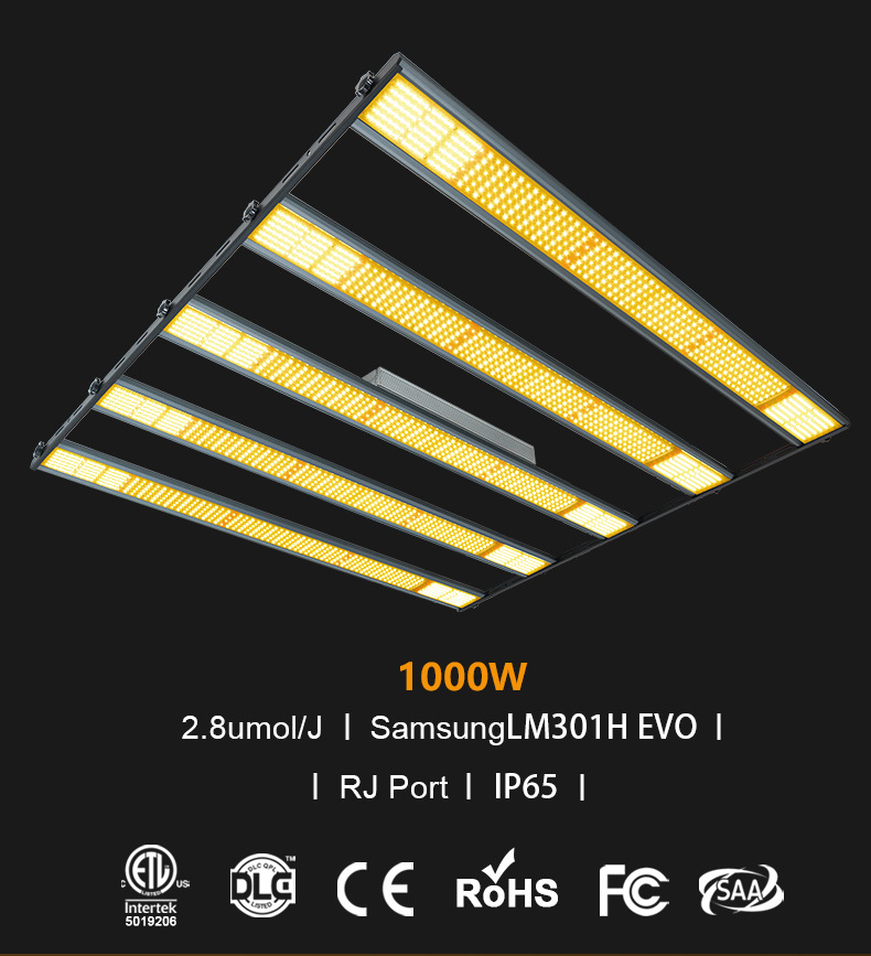 400W 600W Wider Bars Dimmable Spider Grow Light