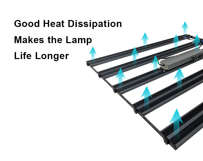 400W 600W Wider Bars Dimmable Spider Grow Light