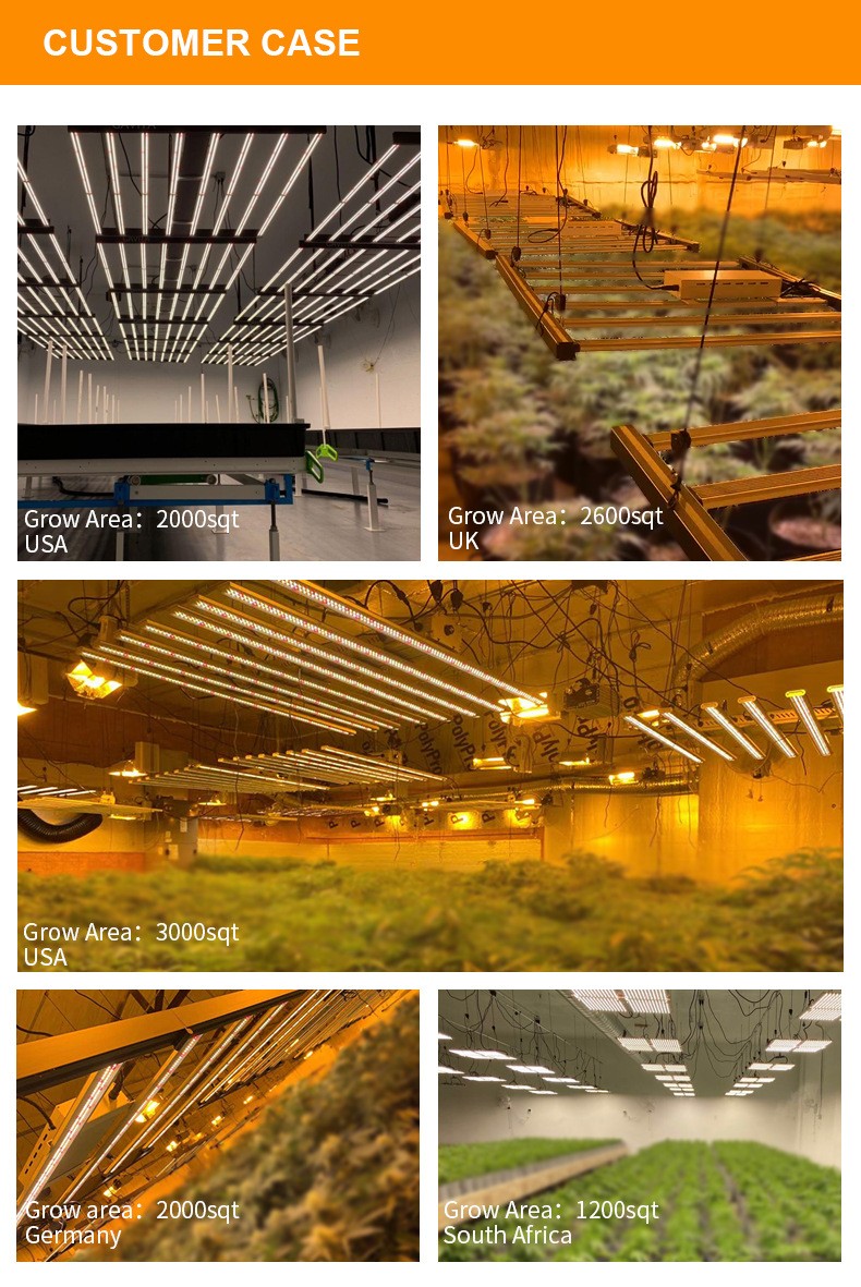 400W 600W Wider Bars Dimmable Spider Grow Light