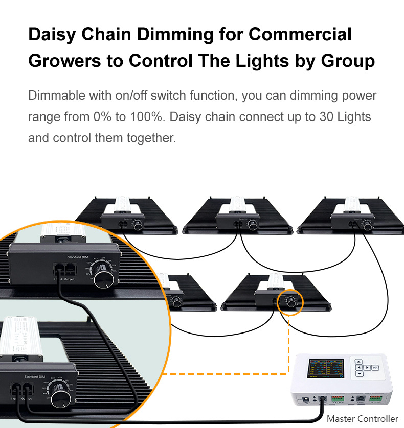 320W 420W 600W Full Spectrum LED Grow Quantum Panel Light