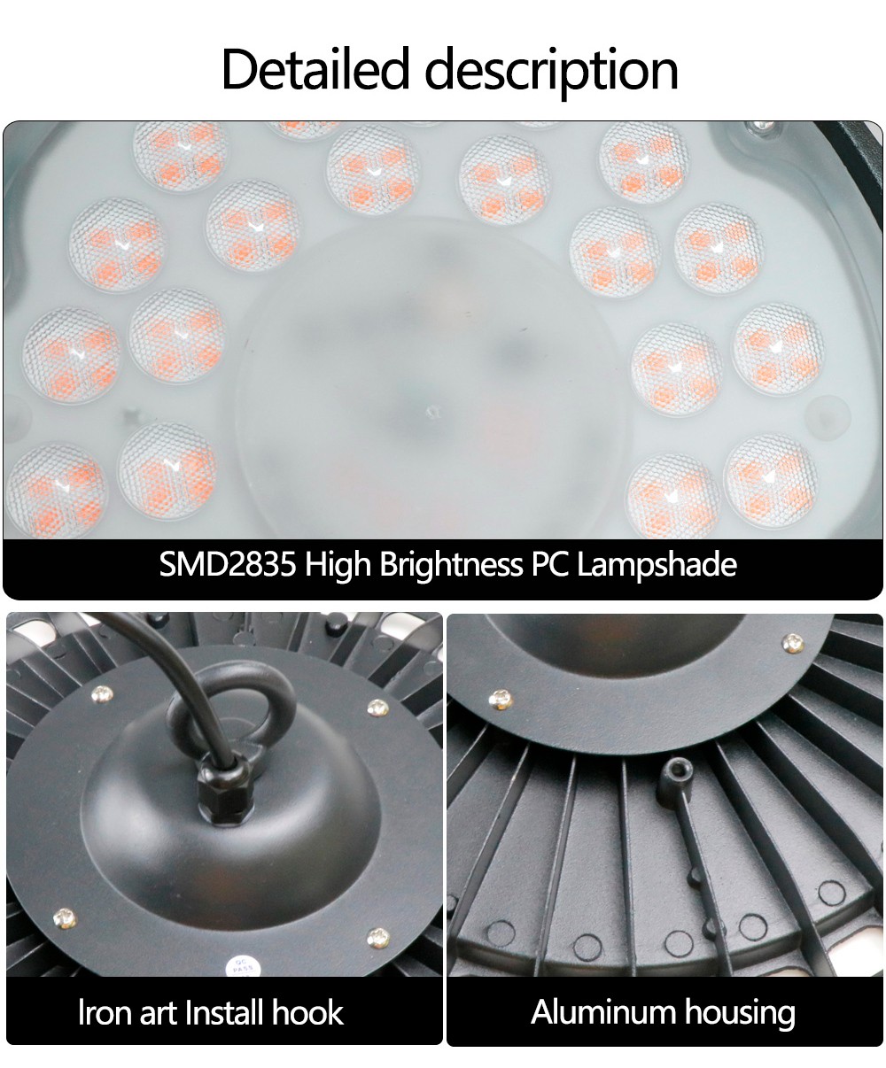 50w 100w 200w UFO mars Indoor Grow 3gp king Lighting