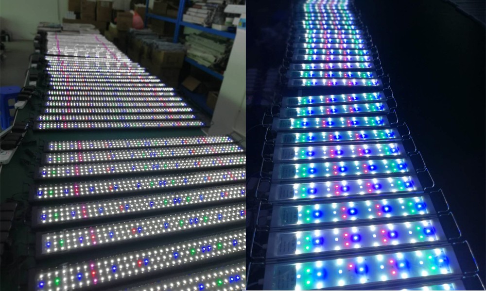 Screen Led Aquarium Light Fish tank Coral Reef Light APpControl 30/45/60/90/120cm