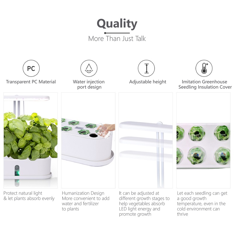 HOMEJOY Aero Smart Hydroponics Led Indoor Smart Mini Vegetable
