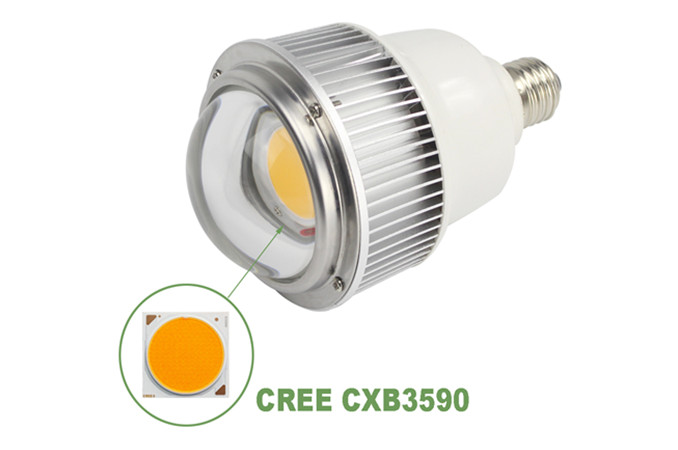 70W CREE CXB 3590 COB led grow lights with E27 E26 lamp base