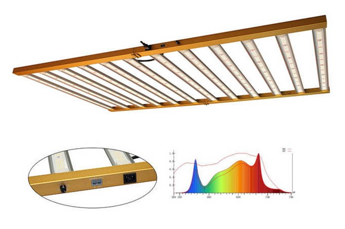 1200W Samsung LED Grow Light - Foldable Full Spectrum with CE Driver
