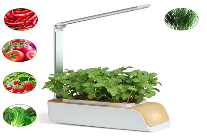 Home Indoor Balcony Lazy Flower Pot Vegetable and Flower Planting Machine Intelligent Hydroponic Automatic Bionic Lighting